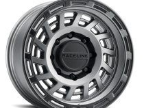 Aluminum Wheels 18x9 Halo 957GB Gunmetal Gray Black Ring -12 Offset 6 on 139.7 Bolt Pattern 106.1 Bore Raceline