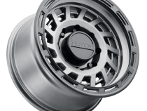 Aluminum Wheels 18x9 Halo 957GB Gunmetal Gray Black Ring -12 Offset 6 on 139.7 Bolt Pattern 106.1 Bore Raceline