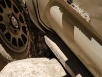 Tacoma Rock Sliders For 05-23 Toyota Tacoma Standard Bed Black Powdercoat Steel Rock Slide Engineering