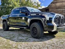Tundra Rock Sliders For 22-24 Toyota Tundra Black Powdercoat Steel Rock Slide Engineering