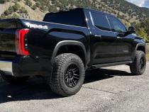 Tundra Rock Sliders For 22-24 Toyota Tundra Black Powdercoat Steel Rock Slide Engineering