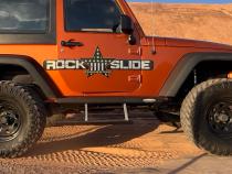 Jeep JK Side Step Sliders For 07-18 Wrangler JK 2 Door Models Set Rock Slide Engineering