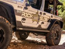 Jeep JK Side Step Slider Set For 07-18 Wrangler JK 4 Door Models Set Rock Slide Engineering