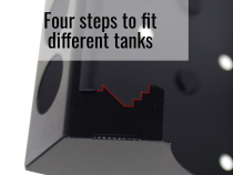 Propane Tank Bracket 11 Lb Worthington 2.5 Gallon 9 Inch Diameter Powder Coated BlackPower Tank