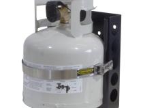 Propane Tank Bracket 11 Lb Worthington 2.5 Gallon 9 Inch Diameter Powder Coated BlackPower Tank