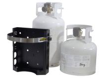 Propane Tank Bracket 11 Lb Worthington 2.5 Gallon 9 Inch Diameter Powder Coated BlackPower Tank