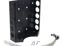 Propane Tank Bracket 11 Lb Worthington 2.5 Gallon 9 Inch Diameter Powder Coated BlackPower Tank