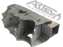 Crossmember Bracket Large 4 Link Tube Style Size 1.75 Inch OD Round Tube Artec Industries