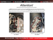 Jeep HD Front Brake Lines 2018+, JL/JT Clayton Off Road