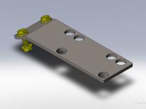 Jeep Wrangler Rubicon Compressor Skid Plate Mount   Clayton Off Road