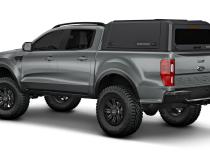 Tacoma Truck Bed Cap SmartCapEVOa Adventure Matte Black For 24-Present Toyota Tacoma 5 Foot Short Bed RSI SmartCap