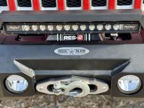 Mid Front Bumper With Winch Plate For 18-25 Jeep Wrangler JL 2-4 Door 20-25 Gladiator Rock Slide Engineering