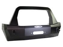 Jeep JL Shorty Front Bumper For 18-Pres Wrangler JL Complete With Winch Plate Rigid Series Rock Slide Engineering