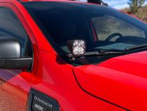 19+ Ford Ranger Hood Hinge Light Bracket Kit Grimm Offroad