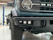 Bronco Steel Front Bumper Aux Pod Light Mounting Kit Grimm Offroad