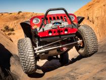 Bare Steel Nighthawk Mid-tube Stinger Front Bumper with Aluminum Skid for JK, JL, and JT - Bare Steel Artec Industries