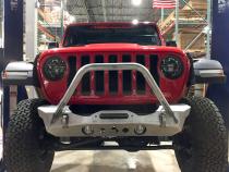 NightHawk Jeep JL Front Bumper W/Mid Tube Stinger Bare Artec Industries