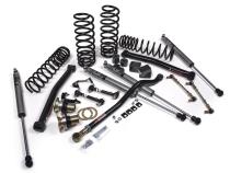 2018-2024 Jeep Wrangler JL J-Lander 3.5 Inch Lift Kit 4 Door w/Fox Adventure Series Shocks HD Rate Coils JSPEC