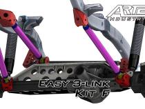 Easy 3 Link Kit F for Artec Trusses Yes Outside Frame Ford 85-91 Front Passenger Rear Driver Artec Industries