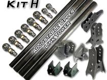 Easy 3 Link - Kit H - Adjustable Upper link Outside Frame Offset - with DOM Artec Industries