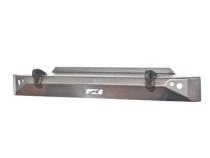 Jeep CJ Mid Width Front Bumper Bare Steel Motobilt