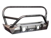 Jeep JK Front Bumper W/Stinger and Grill Hoop 07-18 Wrangler JK The Hammer Series Bare Steel Motobilt