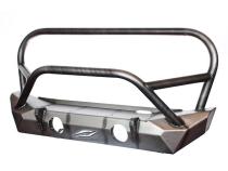 Jeep JK Front Bumper W/Stinger and Grill Hoop 07-18 Wrangler JK The Hammer Series Bare Steel Motobilt