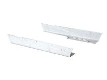 Jeep LJ Unlimited Rocker Guards Between Factory Flares 04-06 Wrangler TJ Unlimited Bare Steel Motobilt