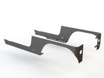 Jeep TJ Competition Cut Corners 04-06 Wrangler TJ Unlimited Bare Steel Pair Motobilt