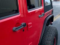 Aluminum Crusher 2 Inch Rear Fenders for Jeep JK / JKU Motobilt