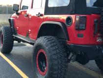 Aluminum Crusher 2 Inch Rear Fenders for Jeep JK / JKU Motobilt