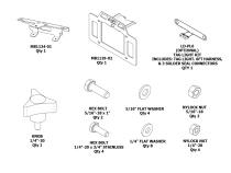 License Plate Relocator/Light Mount for MB1116 Fits Jeep YJ-TJ-LJ Motobilt