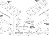 Rocker Guards with Boat Side Steps for Jeep TJ Motobilt