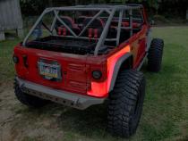 Jeep JL Rear Corner Armor for 18-Pres Wrangler JL Unlimited 4 Door Motobilt