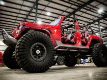 Frame Mounted Rocker Guards For 4 Door Jeep JL Bare Steel Motobilt