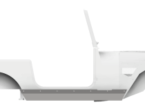 Aluminium Boat Side Rocker Guards for Jeep YJ Motobilt