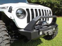 Bolt-On Fabricated Bull Bar for Crusher Bumpers Jeep JK/JL/JT Motobilt