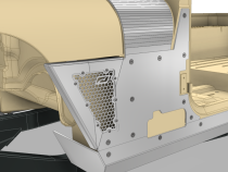 Steel Cowl and Mini Fender Armor for 1986-1995 Jeep Wrangler YJ