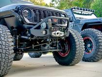 Gladius Frame Chop Bumper with Bull Bar for Jeep JK/JL/JT - Fits Warn M8274 Motobilt