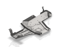 Skid Plate System for 2007-2011 JKU 4-Door Motobilt