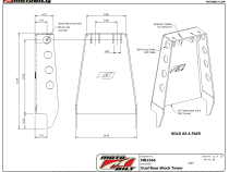 Dual Rear Shock Towers Motobilt