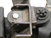 Dual Front Lower Shock Mounts SD60 Bare Steel Motobilt