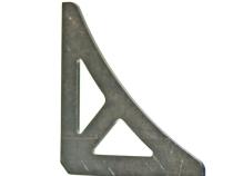 Two Slot Gusset 3x3 Inch Steel Motobilt