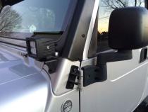 A-Pillar LED Light Mounts for Jeep TJ/LJ Motobilt