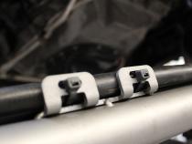 Zip Tie Mount for Round Tube - Stainless Steel Motobilt