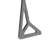 4x3 Inch Angled Arrow Gusset - 80 Degree Motobilt