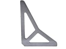 4x3 Inch Angled Arrow Gusset - 90 Degree Motobilt