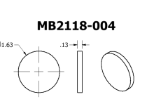 Round Tube End Cap 1.75 Inch Motobilt