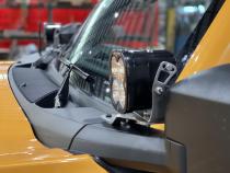 A-Pillar LED Light Mount For 2021 Ford Bronco Bare Steel Motobilt