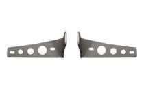 Front Bumper Mount For Baja Designs 4 Light XL Linkable Light Bar On 2021 Ford Bronco Bare Steel Motobilt